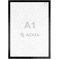 Acaza Fotokader A1 - 59,4 x 84 cm - Foto Kader in MDF Hout - Zwart