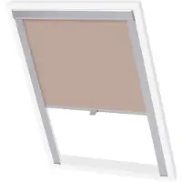 vidaXL Rolgordijn verduisterend beige MK06 GGL en GGU