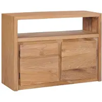 vidaXL Dressoir 80x30x60 cm massief teakhout