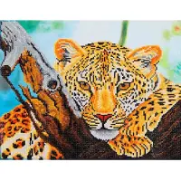Diamond Dotz Leopard Look Diamond Dotz - 46x36 cm - Diamond Painting
