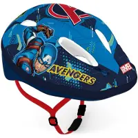 Seven Marvel Avengers Fietshelm - Kinderhelm - Geschikt voor Fietsen, Skaten & Steppen - Verstelbaar - Maat 52-56 cm - Blauw