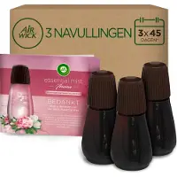 Air Wick Essential Mist Automatische Luchtverfrisser - Verfrissende Pioen en Jasmijn - 3 Navullingen