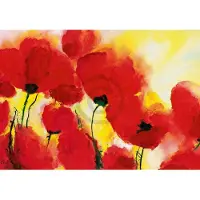 Blokker Heidi Reil - Roter Mohn Toskana Kunstdruk 100x70cm