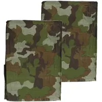 SynxStore 2x Groene Camouflage Afdekzeilen 3x4m - Dekkleed