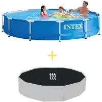Intex Framezwembad, rond - 366x76 cm - 2-delig, model S21331