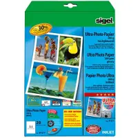 Sigel inkjet Ultra fotopapier A4 260 gram hoogglans 20 vel