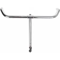 Humpert Stuur omafiets xl grepen 22,2 550 22,2 mm zilver