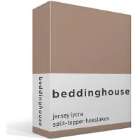 Beddinghouse Jersey - Splittopper Hoeslaken - 180x200/220 - Taupe