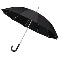 Impliva paraplu 94 x 110 cm polyester/aluminium zwart