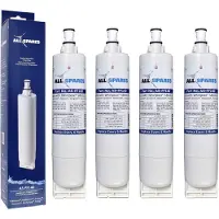 Allspares Waterfilter (4x) voor Koelkast geschikt voor Whirlpool Bauknecht SBS002 / SBS200 / SBS103 / 481281729632