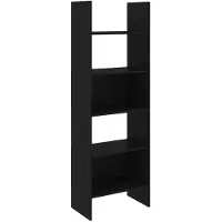 vidaXL Boekenkast 60x35x180 cm bewerkt hout zwart