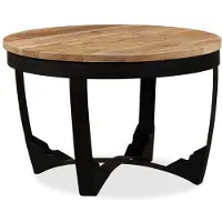 vidaXL Salontafel 60x40 cm massief ruw mangohout