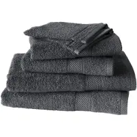 De Witte Lietaer Washandjes De Witte Lietaer Helene Ebony (set van 6)