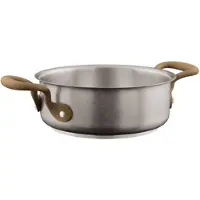 Sambonet Braadpan 1965 Vintage 2 Handles 20 cm