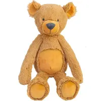 Happy horse Beer Bradley Knuffel 48cm - Okergeel - Baby knuffel