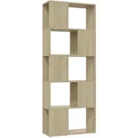 vidaXL Boekenkast/kamerscherm 60x24x155 cm sonoma eikenkleurig