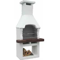 Intergard Barbecue beton houtskool bbq nr. 9 (195x93x60cm/300kg)