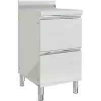 vidaXL Commerciële keukenkast met 2 lades 50x60x96 cm