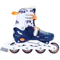 Nijdam Inline Skates Nijdam 52SA Hardboot Blauw/Wit