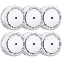 Elro FS8010 Rookmelder Compact Design 10 Jaar Batterij - Voldoet aan EN 14604 - 6-pack