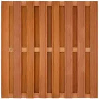 Intergard Schutting hardhout tuinscherm 180x180cm (15pl.)
