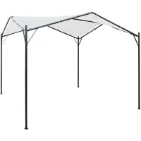vidaXL Paviljoen, 3x3x2,6 meter, wit, 180 g/m²