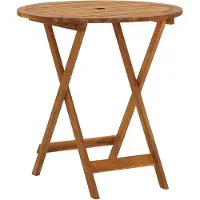 vidaXL Tuintafel inklapbaar 70 cm massief acaciahout