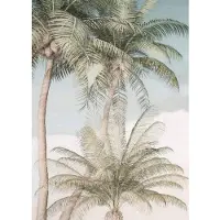 Overig Fotobehang Palm Oasis - Meerkleurig - 2,80m X 200cm