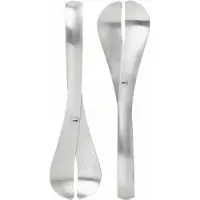 AdHoc saladebestek Curve 28 x 7,5 cm RVS zilver