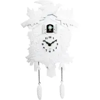 Walplus Cuckoo - Wandklok - Met Slinger - Wit