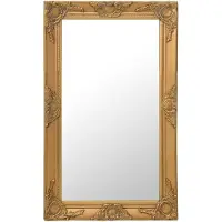 vidaXL Wandspiegel barok stijl 50x80 cm goudkleurig