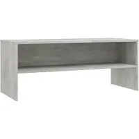 vidaXL Tv-meubel 100x40x40 cm bewerkt hout betongrijs