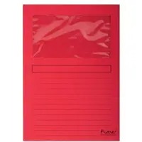 Exacompta Venstermap Forever L-model 120gr rood 100 stuks
