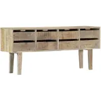 vidaXL Dressoir 140x30x60 cm massief mangohout