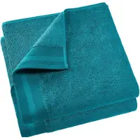 De Witte Lietaer Douchelaken Contessa Lagoon Blue (70 x 140 cm) (set van 2)