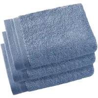 De Witte Lietaer Gastendoek Contessa Stone Blue (40 x 60 cm) (set van 3)