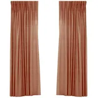 Larson - Luxe geweven blackout gordijn met ringen – bronze-chocolade 3x2.5m – Verduisterend & kant en klaar – per stuk