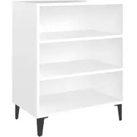 vidaXL Dressoir 57x35x70 cm bewerkt hout wit