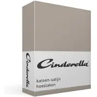 Cinderella Hoeslaken Taupe (Satijn)-90 x 220 cm