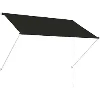 vidaXL Luifel uittrekbaar 200x150 cm antraciet
