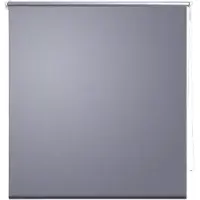 vidaXL Rolgordijn verduisterend 84,4 x 175 cm stofbreedte 80 cm grijs