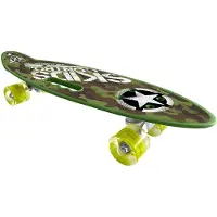 Stamp Skateboard Penny Board Kinderen/Jongens/Meisjes - Skateboard Military 61 x 18 cm - 24 inch