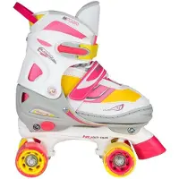 Nijdam Rolschaatsen verstelbaar meisjes roze maat 38/41 online kopen