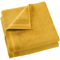 De Witte Lietaer Douchelaken Contessa Golden Yellow (Set van 2)