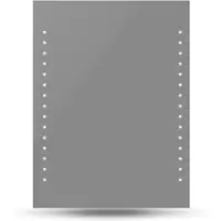 vidaXL Badspiegel met LED-verlichting, 60x80 cm