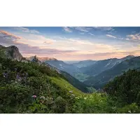 Overig Fotobehang Naturpark Allgäuer Hochalpen - Meerkleurig - 2,80m X 450cm