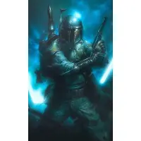 Komar Fotobehang Bounty Hunter - Blauw - 2,50m X 150cm