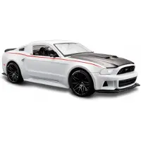 Maisto Speelgoedauto Ford Mustang Gt 2014 Wit 1:24/20 X 8 X 5 Cm - Speelgoed Auto's