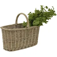 Clayre & Eef Grijze Mand 51*22*40 cm W4RO0005
