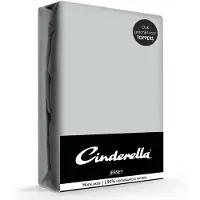 Cinderella Hoeslaken Light Grey (Jersey)-70 x 200 cm